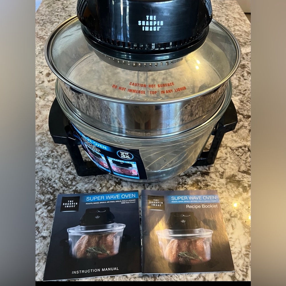 Sharper Image Sharper Image SUPER WAVE OVEN Model  8217BSIM 1300 bake cook kitch